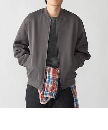 SHIPS: ダウンファブリック ブルゾン