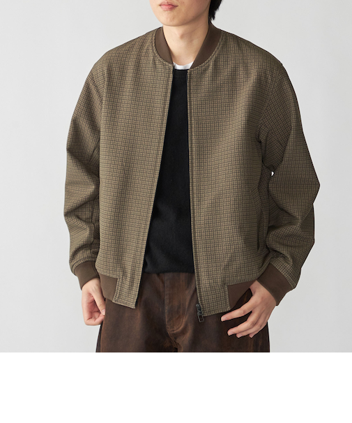 SHIPS: ダウンファブリック ブルゾン