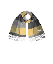 SHIPS any: ウール/カシミヤ チェック マフラー