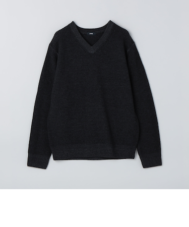 SHIPS: ウール ガーメントダイ Vネック ニット