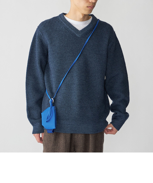 SHIPS: ウール ガーメントダイ Vネック ニット