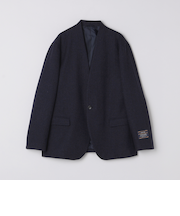 SHIPS Colors:T/W ツイード ノーカラー ジャケット(セットアップ対応可能)◇