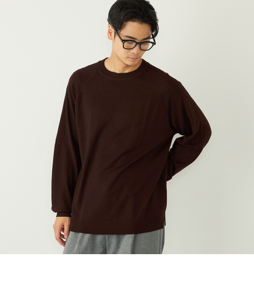 SHIPS Colors:〈吸湿発熱・洗濯機可能〉CELLN(R) × ウール 14ゲージ ニット