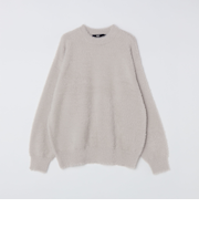 SHIPS Colors:〈手洗い可能〉シャギー クルーネック ニット