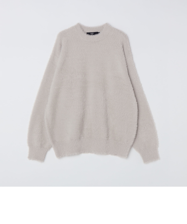 SHIPS Colors:〈手洗い可能〉シャギー クルーネック ニット