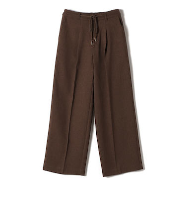 《予約》SHIPS Colors:〈手洗い可能〉ウールライク イージー ワイドパンツ 2◆