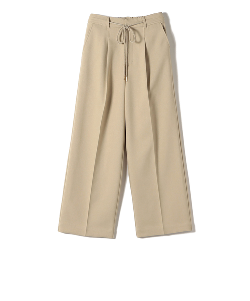 《予約》SHIPS Colors:〈手洗い可能〉ウールライク イージー ワイドパンツ 2◆