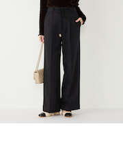 《予約》SHIPS Colors:〈手洗い可能〉ウールライク イージー ワイドパンツ 2◆