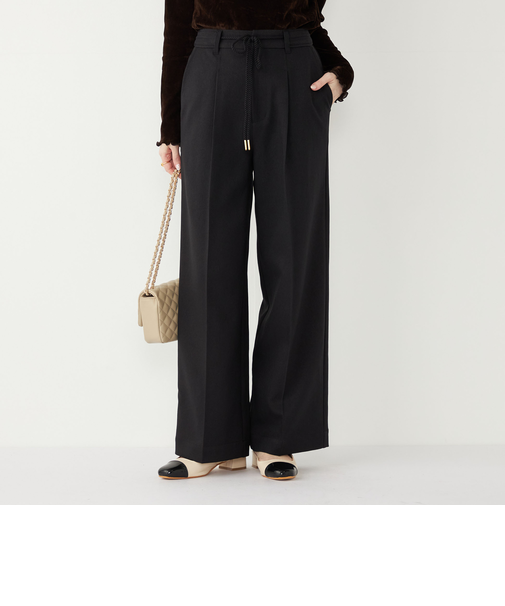 《予約》SHIPS Colors:〈手洗い可能〉ウールライク イージー ワイドパンツ 2◆