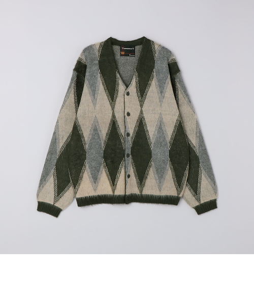 TOWNCRAFT: SHAGGY VINTAGE PATTERN V CARDIGAN｜シップスの通販