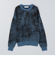 City Ambient Products: シャギー ジャカード クルーネック ニット