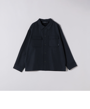 SHIPS Colors:〈洗濯機可能〉バックフリース ストレッチ ボックス シャツ◇