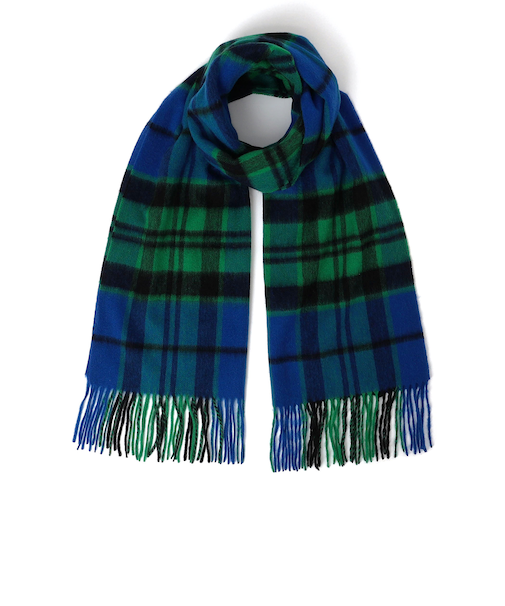 SHIPS Colors:〈手洗い可能〉ウール チェック ストール