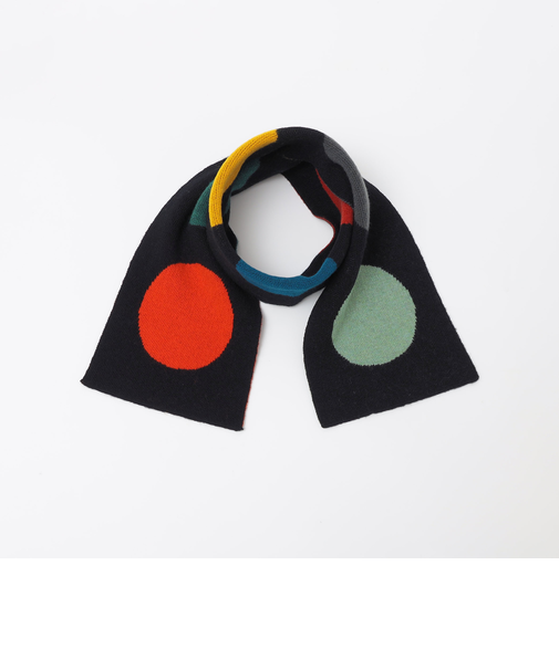JO GORDON: Small Multicolour spot scarf