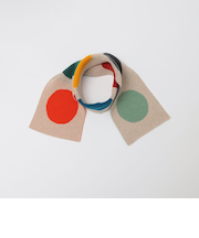 JO GORDON: Small Multicolour spot scarf