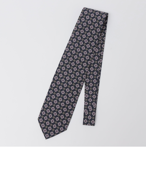 GALLIA: シルク ガムツイル スクエア コモン ネクタイ