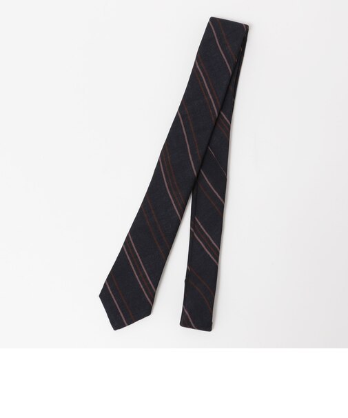 MARCEL LASSANCE: WOOL TRIPLE STRIPE NARROW TIE