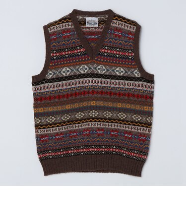 JAMIESONS KNITWEAR: FAIRISLE VEST
