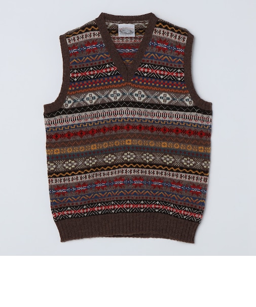JAMIESONS KNITWEAR: FAIRISLE VEST