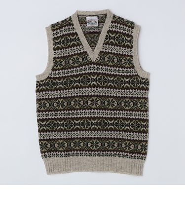 JAMIESONS KNITWEAR: FAIRISLE VEST