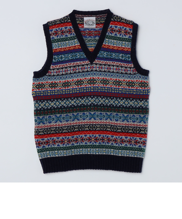 JAMIESONS KNITWEAR: FAIRISLE VEST