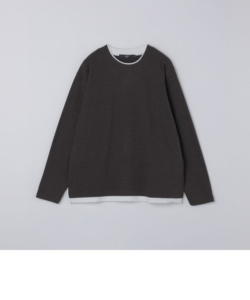 SHIPS Colors:サカリバ フェイクレイヤード ロンT