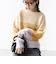 《予約》【WEB限定】〈手洗い可能〉モヘヤ混 グラデーション ニット プルオーバー