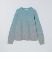 City Ambient Products: グラデーション シャギー クルーネック ニット