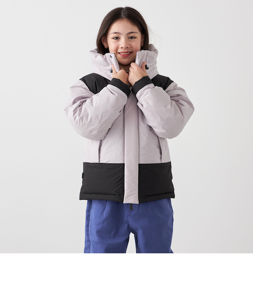 FIRST DOWN:〈洗濯機可能〉DICROS MAURI ラップ ダウン パーカー<KIDS>