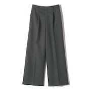 SHIPS Colors:〈洗濯機可能〉裏起毛 チェック ワイド パンツ