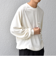 SHIPS any:〈洗濯機可能〉グリッド フリース スピンドル ポケット プルオーバー◇