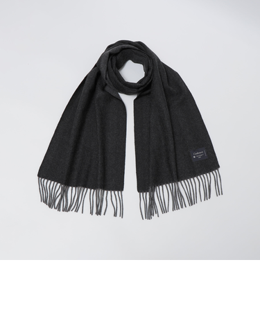 SHIPS: カシミヤ ヘリンボーン リバーシブル マフラー