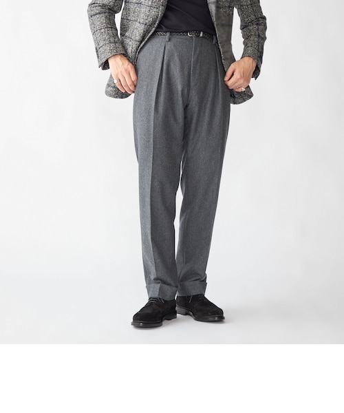 PT TORINO DENIM: ストレッチ ウールフランネル 5ポケットパンツ