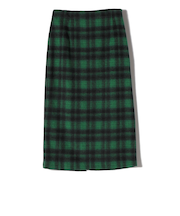 《予約》SHIPS Colors:起毛 チェック タイトスカート◆