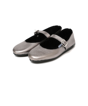 JAVERFLEX:メタリック レザー シューズ