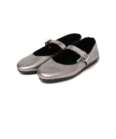 JAVERFLEX:メタリック レザー シューズ