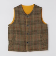 ORIGINAL MADRAS TRADING COMPANY: REVERSIBLE FLECKED WEAVE VEST