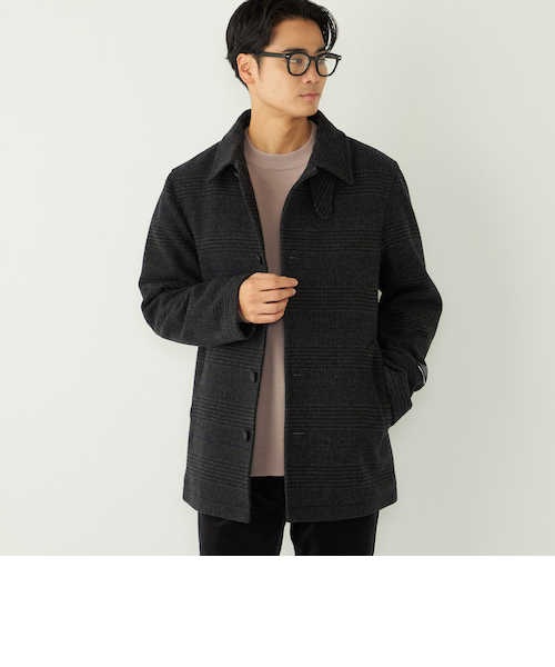 SHIPS Colors:ホロウ ウール シングルピーコート｜シップスの