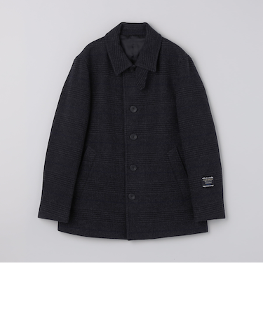 SHIPS Colors:ホロウ ウール シングルピーコート