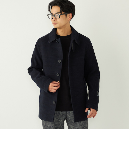 SHIPS Colors:ホロウ ウール シングルピーコート｜シップスの