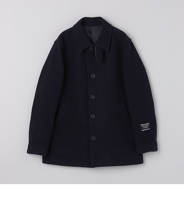 SHIPS Colors:ホロウ ウール シングルピーコート