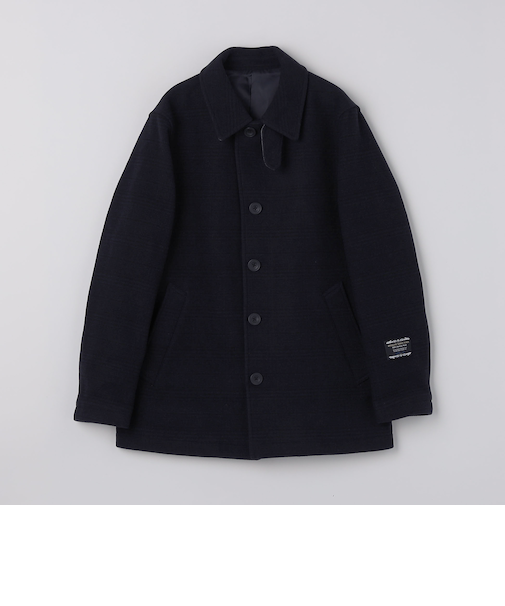 SHIPS Colors:ホロウ ウール シングルピーコート