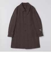 SHIPS Colors:ホロウ ウール ステンカラーコート