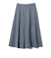 SHIPS Colors:〈手洗い可能〉フェイクスエード（ポリエステル）フレアスカート
