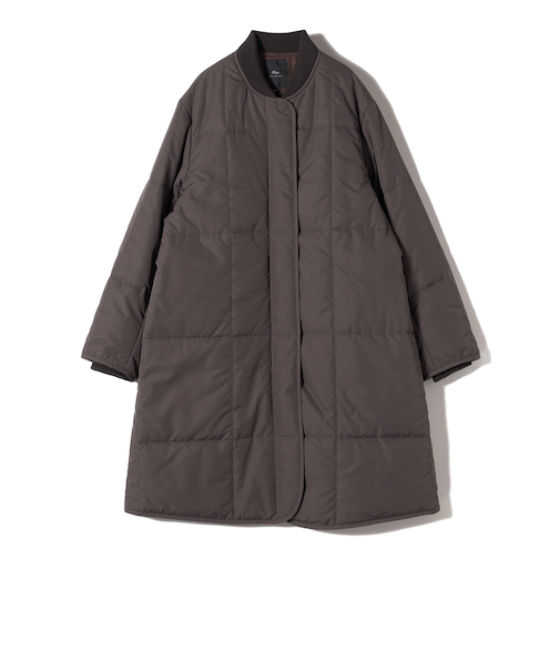 SHIPS Primary Navy Label:中綿 キルト コート