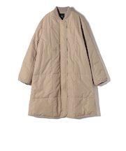 SHIPS Primary Navy Label:中綿 キルト コート