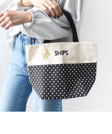 《予約》チャーム付き ポケット トート バッグ