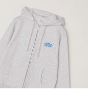 【WEB限定】SHIPS any: ワンポイント ロゴ 裏起毛 スウェット ジップ パーカー◆