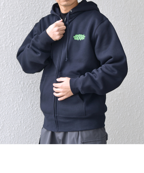 【WEB限定】SHIPS any: ワンポイント ロゴ 裏起毛 スウェット ジップ パーカー◆