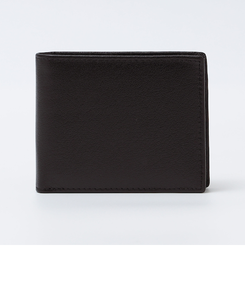 SHIPS Colors: レザー BI-FOLD ウォレット (二つ折り 財布)